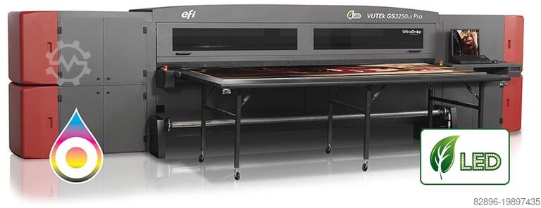 Hybrid 3.2 digital UV Led printer EFI Vutek GS3250 Lx Pro