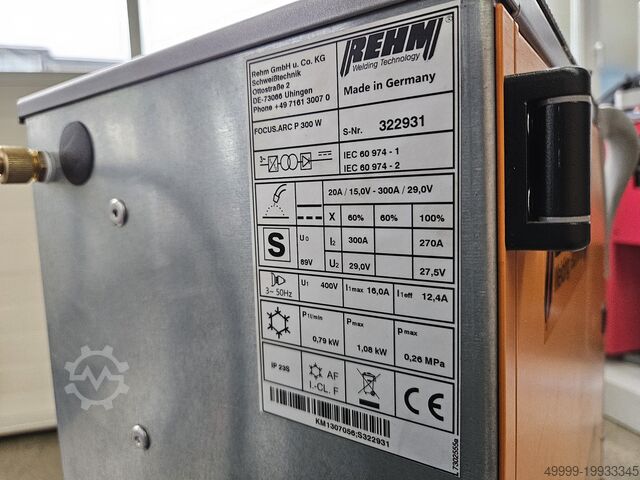MIG MAG Schweißgerät PULS REHM REHM P 300 W 0,8/1,0