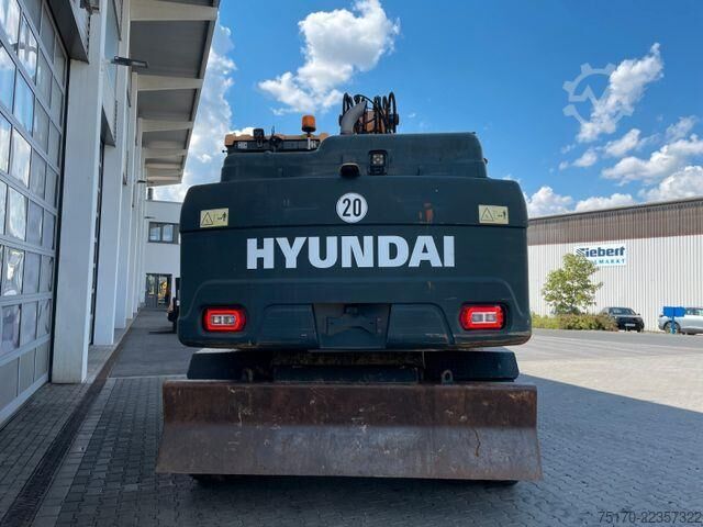Wheel excavator Hyundai HW 180 / 3.054h / hydr. Grabenräumer / Klima