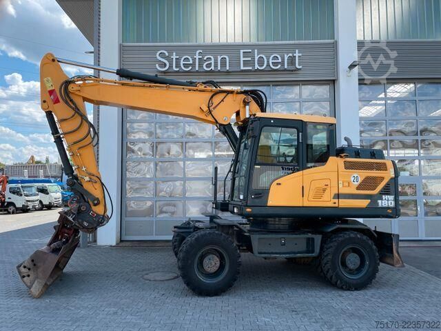 Wheel excavator Hyundai HW 180 / 3.054h / hydr. Grabenräumer / Klima