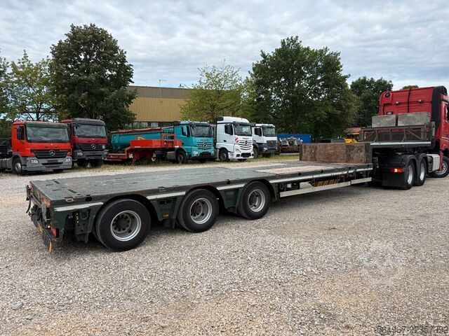 Low loader semitrailer DOLL S3E-T Tieflader 2x Teleskop Funk