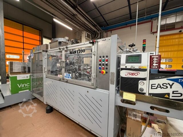 Gebrauchte komplette Linie für stillen Wein - 5000 Flaschen/Stunde MAS PACK 