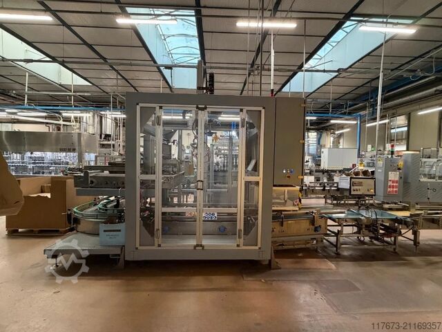 Gebrauchte komplette Linie für stillen Wein - 5000 Flaschen/Stunde MAS PACK 