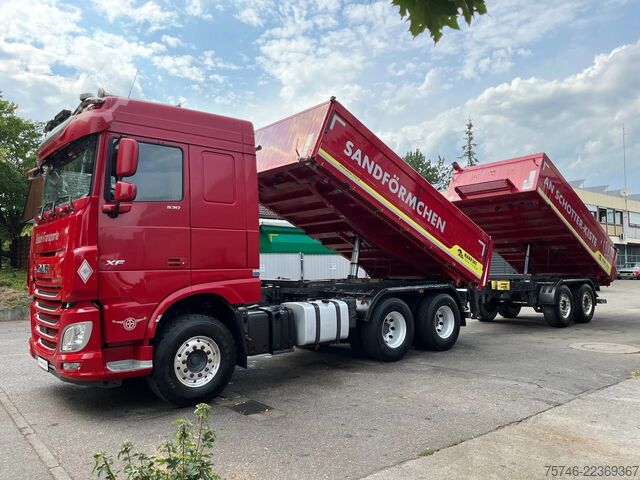 Kipper DAF XF 530 FAT, 6x4, Kempf 3-Seiten Kipper, Bordmatik