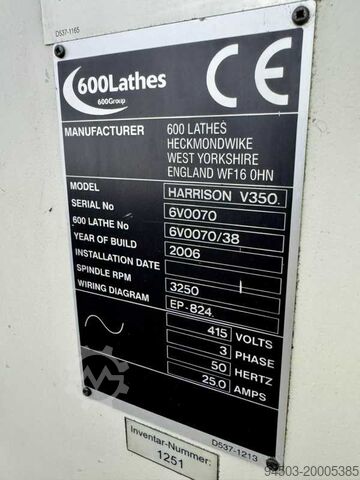 Leit-/Zugspindeldrehmaschine Harrison V350