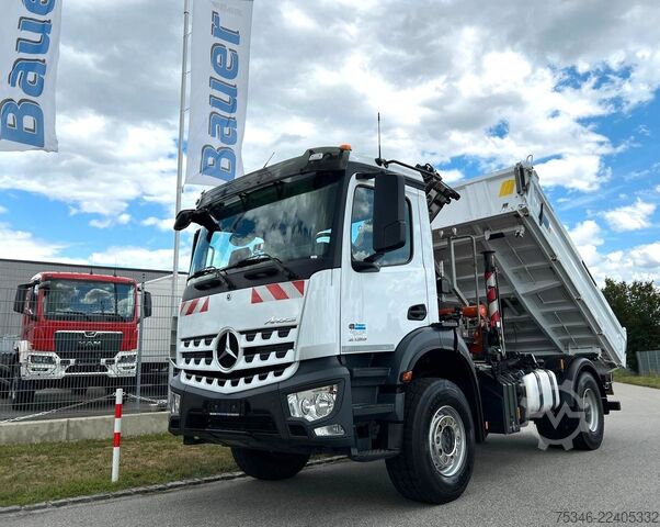 Truck mounted crane MERCEDES-BENZ Arocs 2135 Kipper/Kran Atlas AK 135/Funk/54 tkm