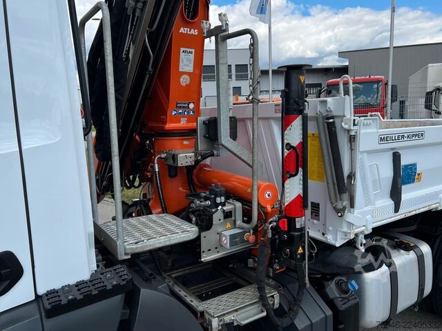 Truck mounted crane MERCEDES-BENZ Arocs 2135 Kipper/Kran Atlas AK 135/Funk/54 tkm