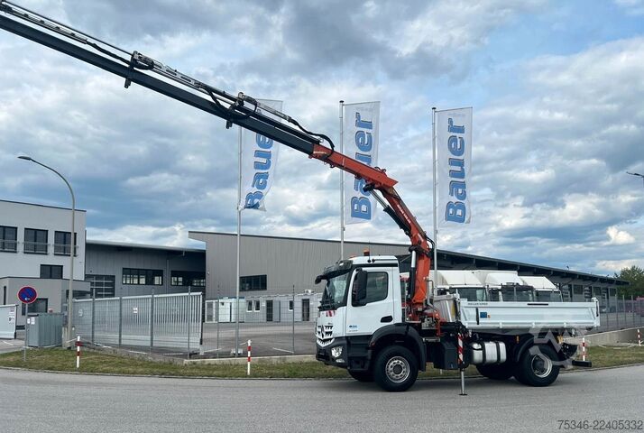 Truck mounted crane MERCEDES-BENZ Arocs 2135 Kipper/Kran Atlas AK 135/Funk/54 tkm