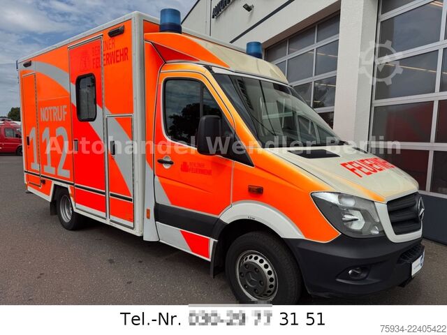 Fire truck MERCEDES-BENZ Sprinter 516 CDI RTW Fahrtec Koffer