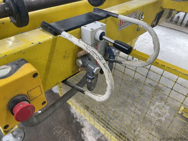 Glass tilting and transport table TMB 