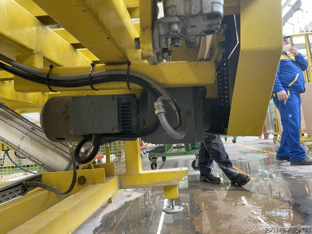 Glass tilting and transport table TMB 