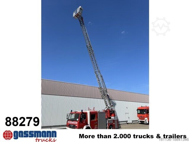 Fire truck MAN LE 15.255 4x2 LLC Doka, Metz DLA-K 12/9 Feuerwehr