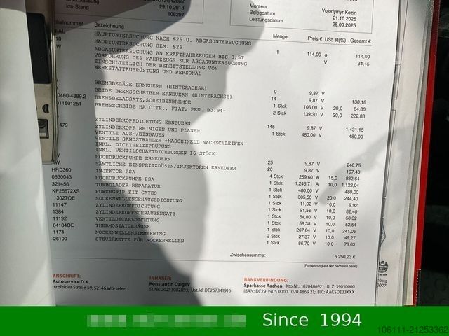 Pritschenwagen CITROEN Jumper Pritsche 35 L4 Heavy BlueHDi 160