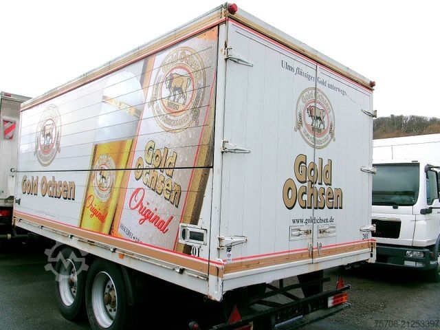 Kofferanhänger MÜLLER-MITTELTAL Tandem Schwenkwand*5,2x2,44 m*13 to*TOP Zusatand