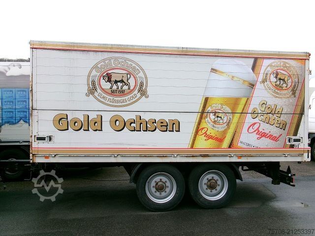 Kofferanhänger MÜLLER-MITTELTAL Tandem Schwenkwand*5,2x2,44 m*13 to*TOP Zusatand