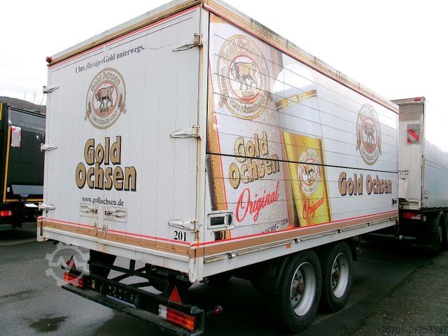 Kofferanhänger MÜLLER-MITTELTAL Tandem Schwenkwand*5,2x2,44 m*13 to*TOP Zusatand