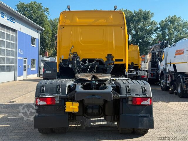 Standard tractor unit SCANIA G450 XT 4x4 Euro 6 SZM Kipphydraulik Blatt /Luft