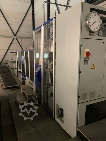 Vollautomatische Fertigungslinie für starre Kartonschachteln mit einer Leistung von bis zu 400 Takte Kolbus fully equiped BoxLine SW series