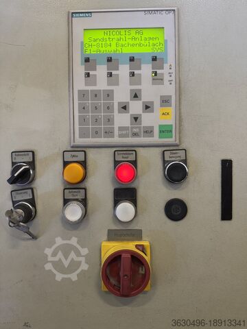 Sandstrahlanlage Nicolis Satellitenstrahlanlage