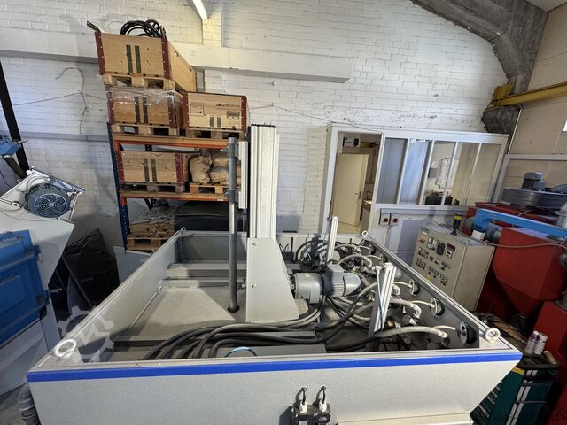 Sandblasting plant Nicolis Satellitenstrahlanlage