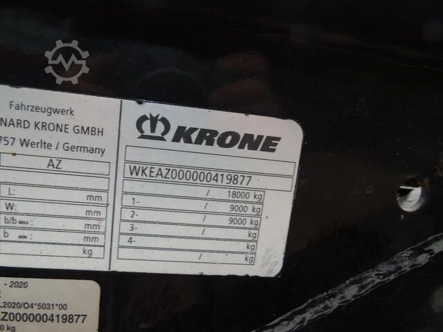 BDF System Krone 2 AXLE BPW + BDF SYSTEM