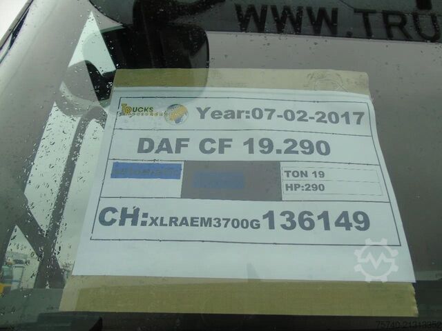 Refrigerated/freezer transport DAF CF 290 + CARRIER + LOADLIFT