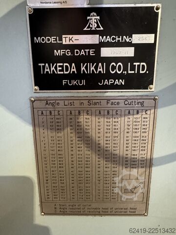 Bettfräsmaschine Takeda TK-US-2N