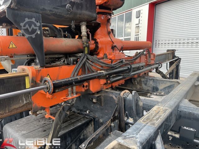 Three-sided tipper truck MAN TGM 18.330 4x2BB*Atlas Terex 120*Meiller Kipper*