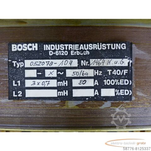 Bosch Komponente Bosch 052078-104 Trafo + Abdeckhaube .
