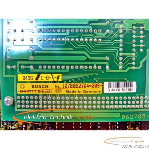 Bosch component Bosch 1070068008-102 Servo i Module Circuit Board SN:001453948