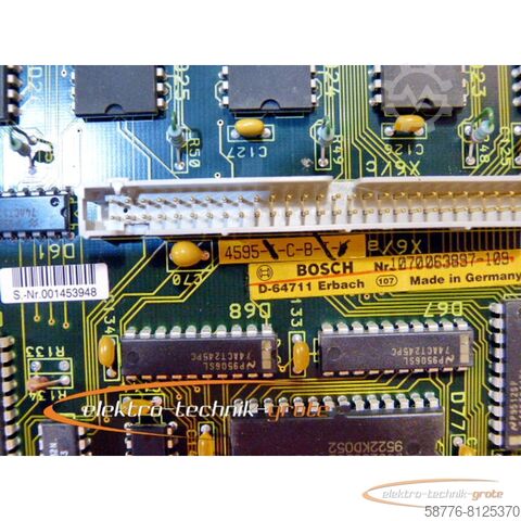 Bosch component Bosch 1070068008-102 Servo i Module Circuit Board SN:001453948
