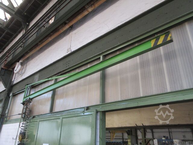 Schwenkkran Wandschwenkkran Kran Vetter Drehkran Hallenkran Kran NL 125KG incl. Stahl Kettenzug 5,5m