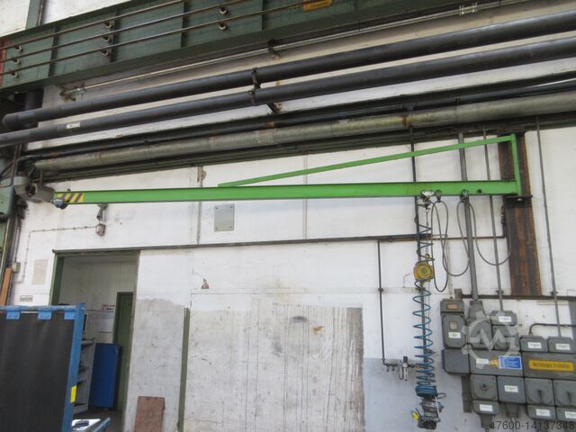 Schwenkkran Wandschwenkkran Kran Vetter Drehkran Hallenkran Kran NL 125KG incl. Stahl Kettenzug 5,5m