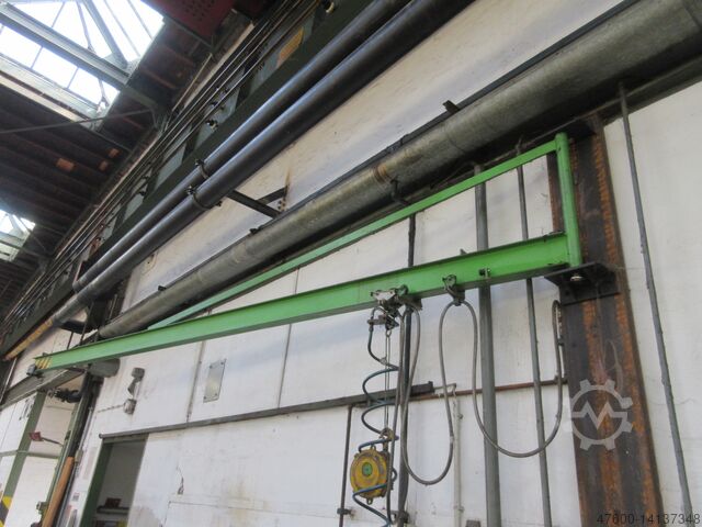 Schwenkkran Wandschwenkkran Kran Vetter Drehkran Hallenkran Kran NL 125KG incl. Stahl Kettenzug 5,5m