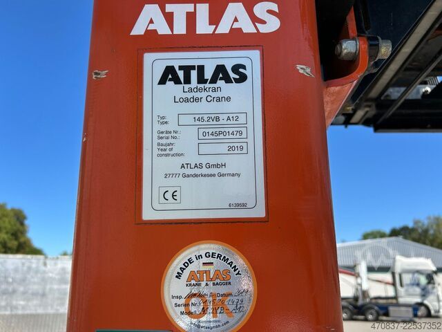 LKW mit Pritsche (offen) SCANIA P360 / Atlas 145 + Zange