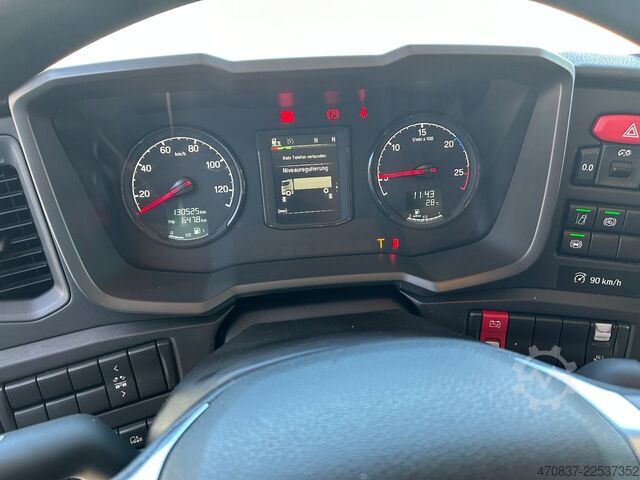 LKW mit Pritsche (offen) SCANIA P360 / Atlas 145 + Zange