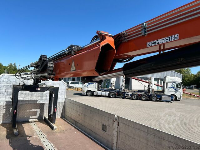 LKW mit Pritsche (offen) SCANIA P360 / Atlas 145 + Zange