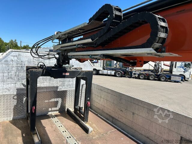 LKW mit Pritsche (offen) SCANIA P360 / Atlas 145 + Zange