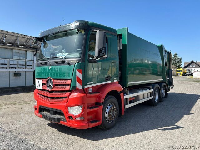 Garbage truck MERCEDES-BENZ 2533 / Faun VarioPress 524 + Schüttung