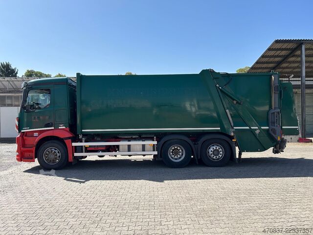 Garbage truck MERCEDES-BENZ 2533 / Faun VarioPress 524 + Schüttung
