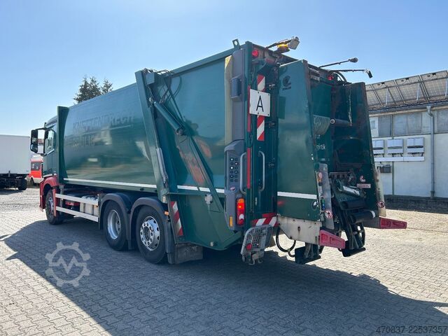 Garbage truck MERCEDES-BENZ 2533 / Faun VarioPress 524 + Schüttung