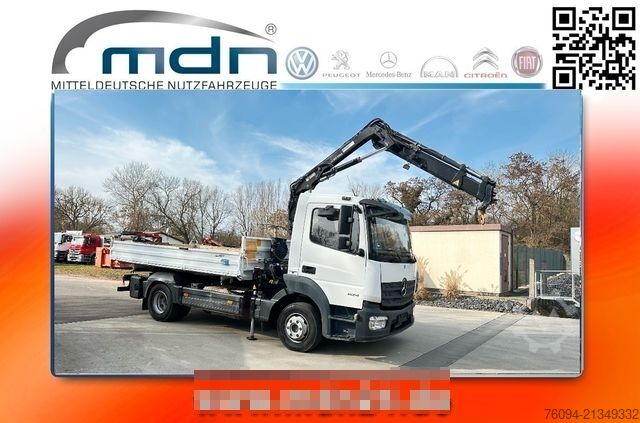 Truck-mounted crane van MERCEDES-BENZ Atego 824 MEILLER Kipper Kran Greifer AHK