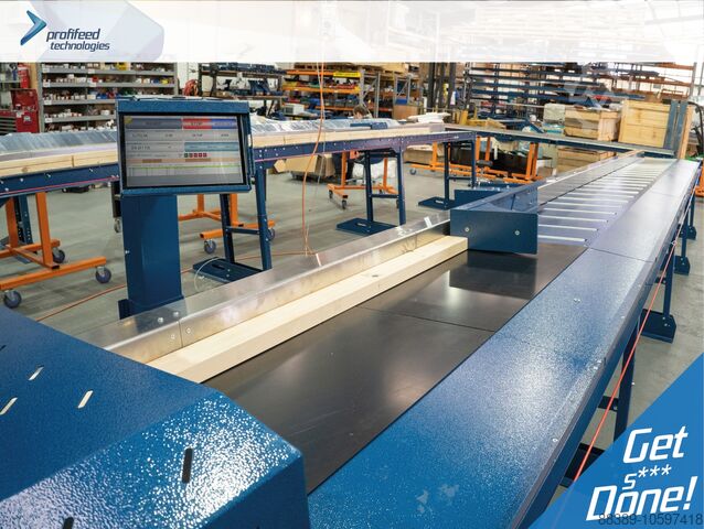 Fully Automatic Optimiser Saw 14m ProfiFeed Technologies T600 Fully Automatic Solid Wood Saw