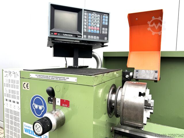 Lead and feed screw lathe / Condor B WEILER Condor B  / 3 - Achsdigitalanzeige
