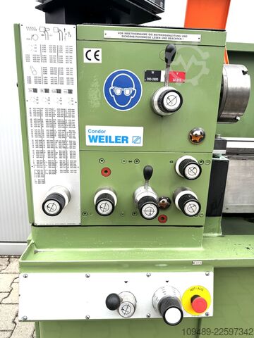 Lead and feed screw lathe / Condor B WEILER Condor B  / 3 - Achsdigitalanzeige