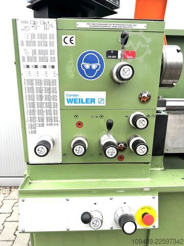 Lead and feed screw lathe / Condor B WEILER Condor B  / 3 - Achsdigitalanzeige