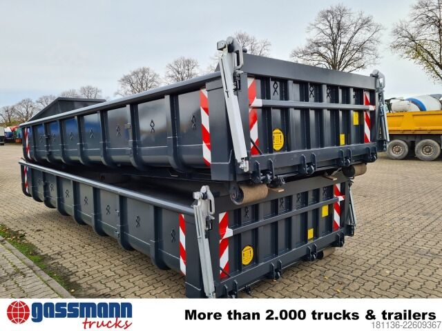 Roll-off container  Abrollcontainer mit Klappe ca. 11m³, überfahrbar
