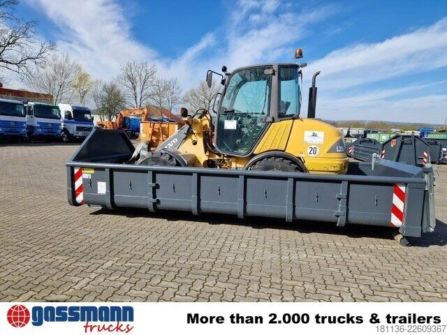 Roll-off container  Abrollcontainer mit Klappe ca. 11m³, überfahrbar