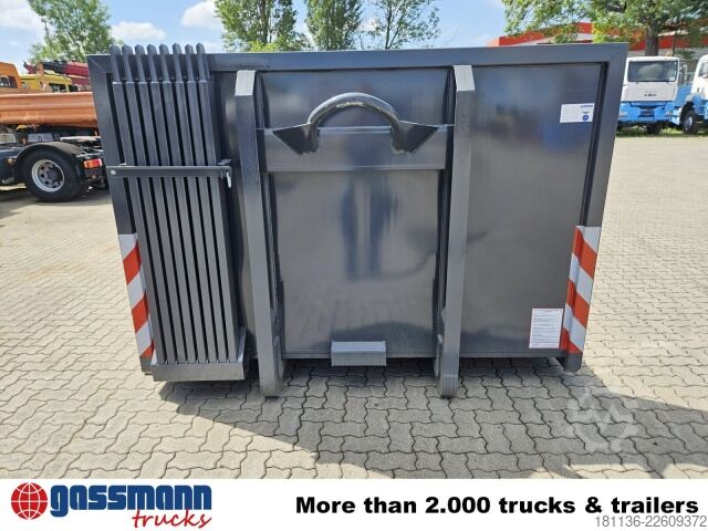 Roll-off container  Abrollplattform 6.000mm, mit abnehmbaren Rungen