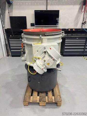 Rösler DL Trowa wheel rim processing machine Rösler Oberflächentechnik GmbH Rösler FBA 24/2 Turbo